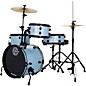 Ludwig Pocket Kit by Questlove Drum Set - Crystal Blue Sparkle