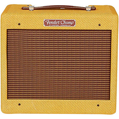 Fender '57 Custom Champ 5W 1X8 Tube Guitar Amp Lacquered Tweed for sale