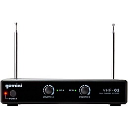 Open Box Gemini VHF-02M Dual Handheld Wireless System Level 1 S26