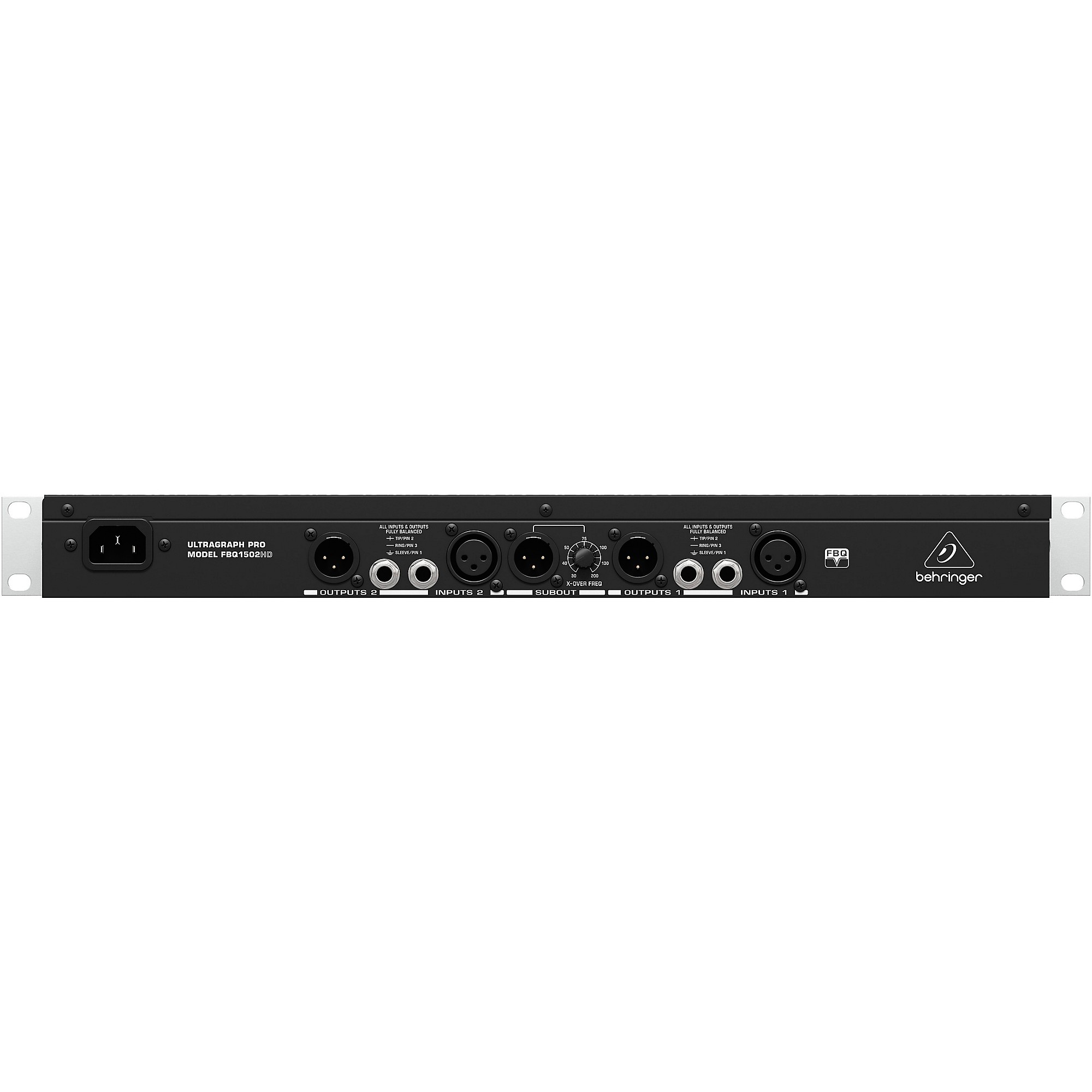 Behringer ULTRAGRAPH PRO FBQ1502HD Dual Channel 15-Band Graphic EQ