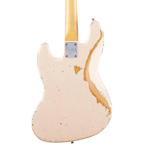 Open Box Fender Flea Signature Roadworn Jazz Bass Level 2 Shell Pink 190839207395