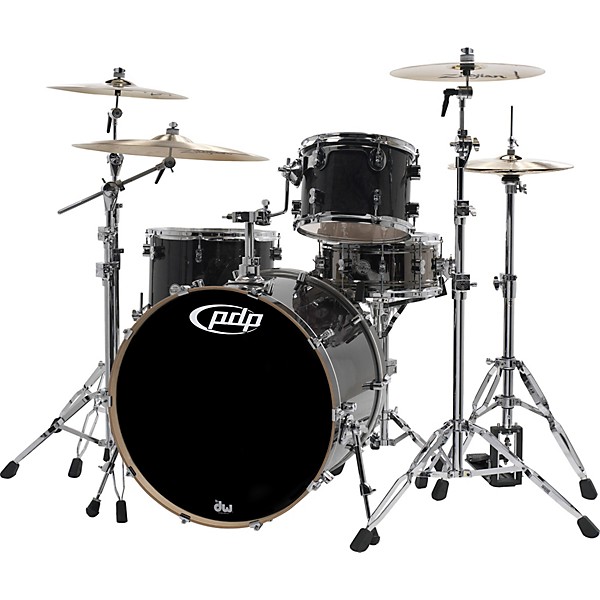 PDP by DW Concept Maple by DW 3-Piece Shell Pack Ebony Stain Lacquer
