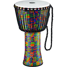 MEINL Rope-Tuned Djembe with Synthetic Shell and... MEINL Rope-Tuned Djembe with Synthetic Shell and Head 14 in. Kenyan Quilt