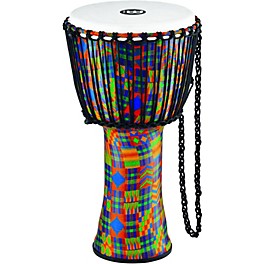 MEINL Rope-Tuned Djembe with Synthetic Shell and... MEINL Rope-Tuned Djembe with Synthetic Shell and Head 12 in. Kenyan Quilt