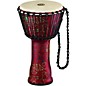 MEINL Rope Tuned Djembe with Synthetic Shell and Goat Skin Head 10 in. Pharaoh's Script thumbnail