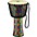 MEINL Rope Tuned Djembe with Synthetic... MEINL Rope Tuned Djembe with Synthetic Shell and Goat Skin Head 14 in. Kenyan Quilt