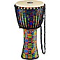 MEINL Rope Tuned Djembe with Synthetic Shell and Goat Skin Head 12 in. Kenyan Quilt thumbnail