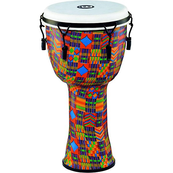 Meinl Mechanically Tuned Djembe with Synthetic Shell and Head 12 in. Kenyan Quilt
