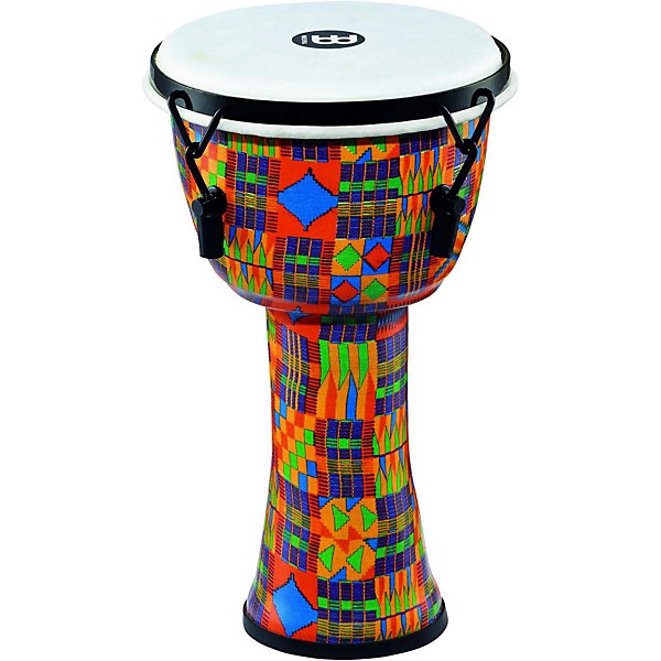 MEINL Mechanically Tuned Djembe with Synthetic Shell and Head 8 in. Kenyan Quilt