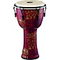 MEINL Mechanically Tuned Djembe with Synthetic Shell and Goat Skin Head 12 in. Pharaoh's Script thumbnail