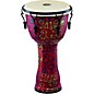 Meinl Mechanically Tuned Djembe with Synthetic Shell and Goat Skin Head 10 in. Pharaoh's Script thumbnail