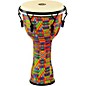 Meinl Mechanically Tuned Djembe with Synthetic Shell and Goat Skin Head 10 in. Kenyan Quilt thumbnail