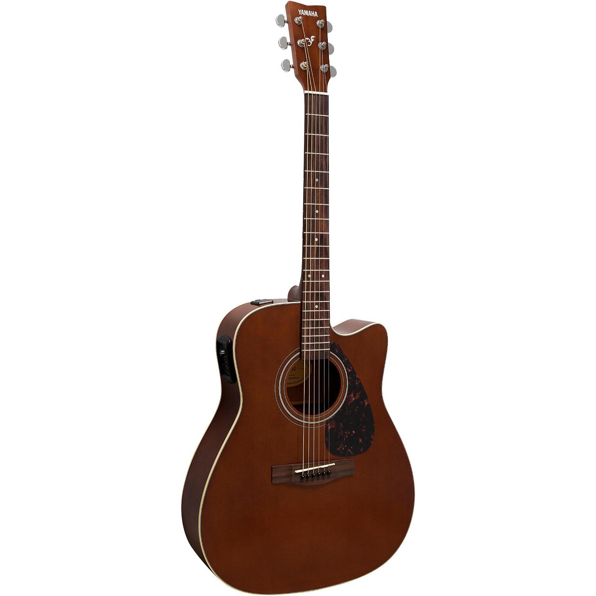 Open Box Yamaha FX370C Acoustic-Electric Guitar Dark Tinted