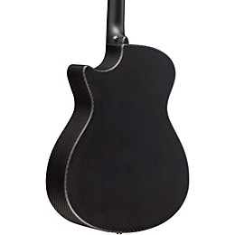 Open Box RainSong Shorty Satin Acoustic-Electric Guitar Level 2 Graphite 888366003626