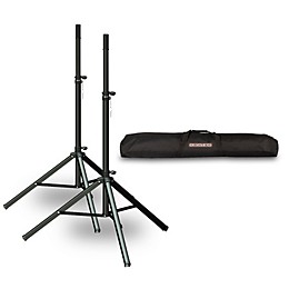 Ultimate Support TS-70 Speaker Stand 2-Pack with Musicians Gear Speaker Stand Bag