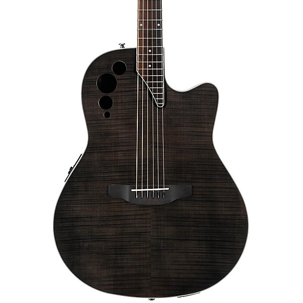 Open Box Applause Elite Series AE44IIP Acoustic-Electric Guitar Level 1 Transparent Black Flame