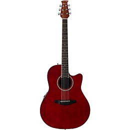 Applause Balladeer Series AB24II Acoustic-Electric Guitar Ruby Red