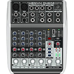 Behringer XENYX QX602MP3 6-Channel Mixer With MP3 Player