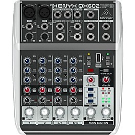 Behringer XENYX QX602MP3 6-Channel Mixer With MP3 Player