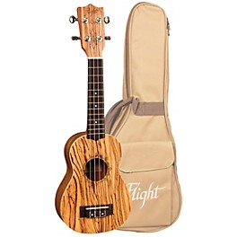 Flight DUS 322 Soprano Ukulele Natural