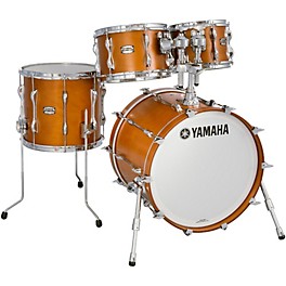 Yamaha 4-Piece Recording Custom Shell Pack Surf Green Yamaha 4-Piece Recording Custom Shell Pack Real Wood