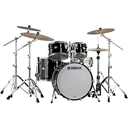 Yamaha 4-Piece Recording Custom Shell Pack With 20" Bass Drum Solid Black