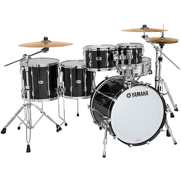 Yamaha 5-Piece Recording Custom Shell Pack Solid Black