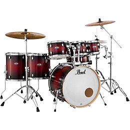 Pearl Decade Maple 7-Piece Shell Pack Gloss Deep Red Burst