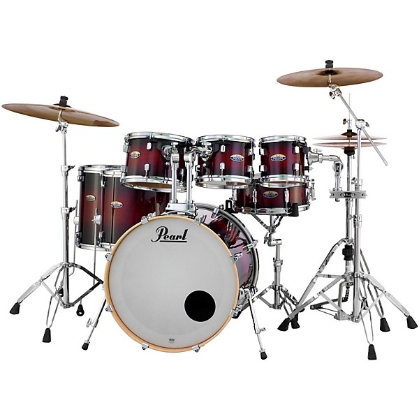 Pearl Decade Maple 7-Piece Shell Pack Gloss Deep Red Burst