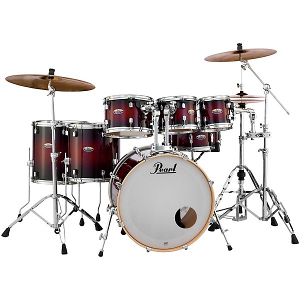 Pearl Decade Maple 7-Piece Shell Pack Gloss Deep Red Burst