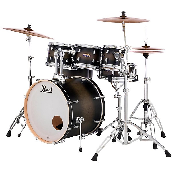 Pearl Decade Maple 7-Piece Shell Pack Satin Black Burst