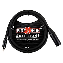 Pig Hog Solutions XLR(M) to RCA(M) Adapter Cable 6 ft.