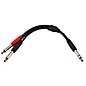 Pig Hog Y Cable Stereo 1/4"(M) to Dual Mono 1/4"(M) 6 in. thumbnail