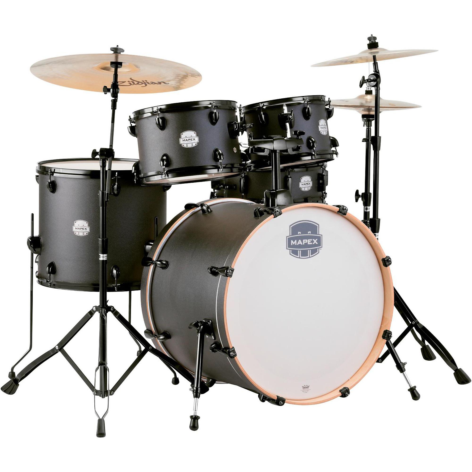 Mapex Storm Rock 5-piece Drum Set Deep Black | Guitar Center