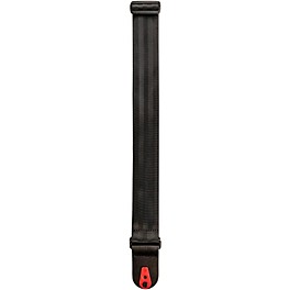 D'Addario Seatbelt Strap with Pad Lock Black 2 in.