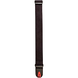 D'Addario Cotton Strap with Pad Lock Black 2 in.