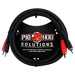 Pig Hog Solutions Dual Cable RCA to RCA 6 ft. Pig Hog Solutions Dual Cable RCA to RCA 6 ft.