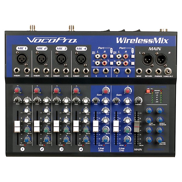 VocoPro WirelessMix-ULTRA All-In-One Live Sound Karaoke Mixer