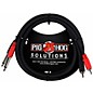 Pig Hog Solutions Dual Cable RCA to 1/4" 6 ft. thumbnail
