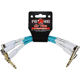 Pig Hog Instrument Cables Lil Pigs 6 in. Patch ... Pig Hog Instrument Cables Lil Pigs 6 in. Patch Cables (3-Pack) Daphne Blue