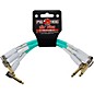 Pig Hog Instrument Cables Lil Pigs 6 in. Patch Cables (3-Pack) Sea Foam Green thumbnail