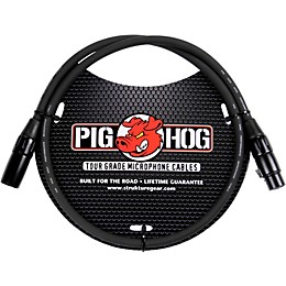 Pig Hog Microphone Cable 8 mm XLR Male to XLR Female 3 ft.