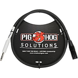 Pig Hog Solutions XLR(M) to 1/4" TRS Adapter Cable 3 ft.