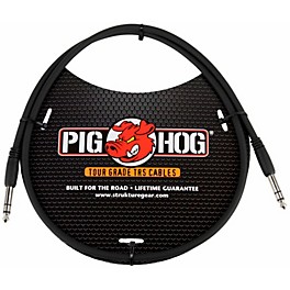 Pig Hog Instrument Cable 1/4" TRS to 1/4" TRS 6 ft. Pig Hog Instrument Cable 1/4" TRS to 1/4" TRS 3 ft.