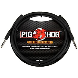 Pig Hog Instrument Cable 1/4" TRS to 1/4" TRS 6 ft.