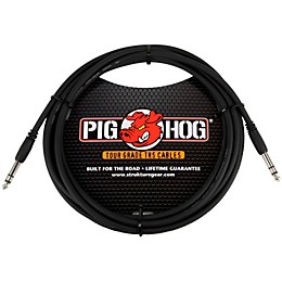 Pig Hog Instrument Cable 1/4" TRS to 1/4" TRS 10 ft.