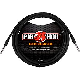 Pig Hog Instrument Cable 1/4" TRS to 1/4" TRS 6 ft. Pig Hog Instrument Cable 1/4" TRS to 1/4" TRS 15 ft.