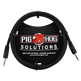 Pig Hog Solutions 3.5mm TRS to 3.5mm TRS Adapter Cable 6 ft.