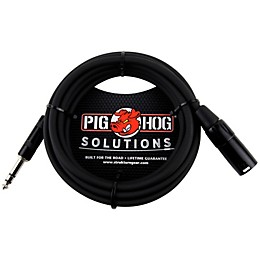 Pig Hog Solutions TRS(M) to XLR(M) Balanced Adapter Cable 15 ft.