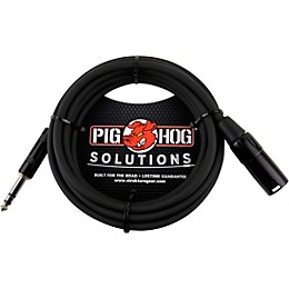 Pig Hog Solutions TRS(M) to XLR(M) Balanced Adapter Cable 5 ft.